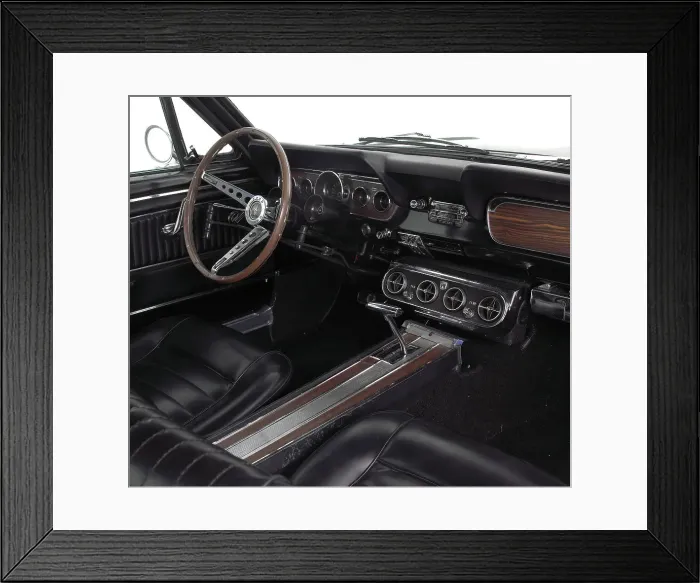 Framed Print : 1966 Ford Mustang 289 GT Framed Print : 1966 Ford Mustang 289 GT