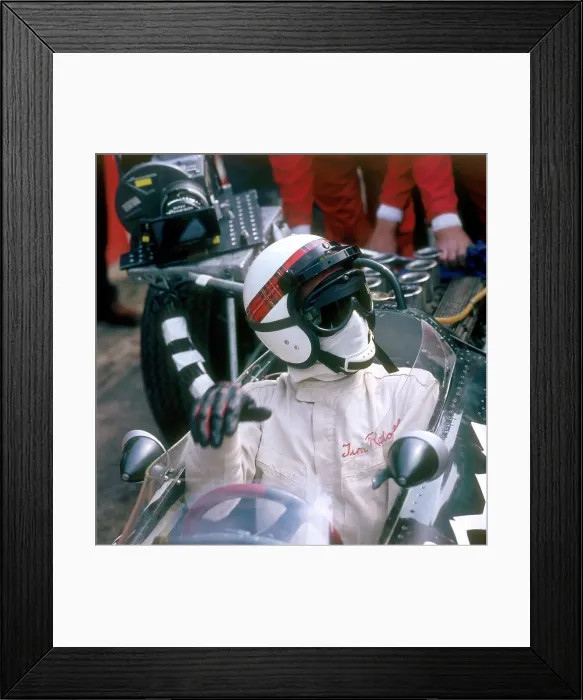 Framed Print : Jackie Stewart, 1966 Framed Print : Jackie Stewart, 1966