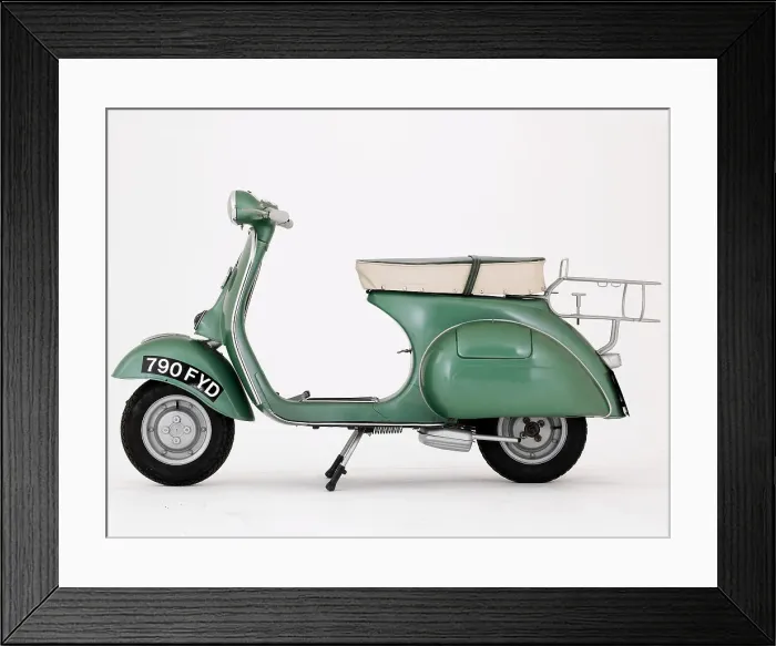 Framed Print : 1950 Douglas Vespa 152-L2 scooter Framed Print : 1950 Douglas Vespa 152-L2 scooter