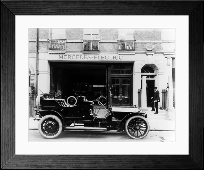 Framed Print : 1907 Mercedes-Mixte Touring car, 1907 Framed Print : 1907 Mercedes-Mixte Touring car, 1907