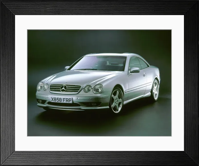 Framed Print : 2001 Mercedes Benz CL 55 AMG V8 Framed Print : 2001 Mercedes Benz CL 55 AMG V8