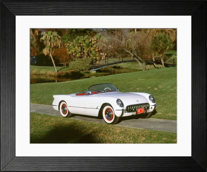 Framed Print : 1953 Chevrolet Corvette Framed Print : 1953 Chevrolet Corvette