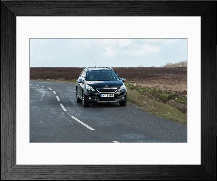 Framed Print : 2014 Peugeot 2008 Hdi Feline Framed Print : 2014 Peugeot 2008 Hdi Feline