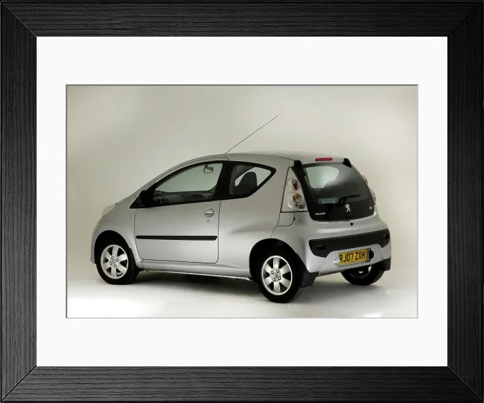 Framed Print : 2007 Peugeot 107 Framed Print : 2007 Peugeot 107