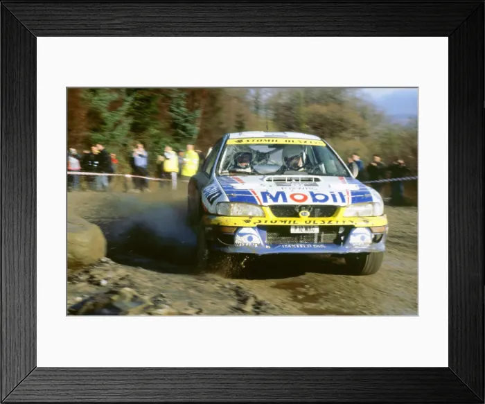 Framed Print : Subaru impreza wrc 1998 network Q rally Framed Print : Subaru impreza wrc 1998 network Q rally