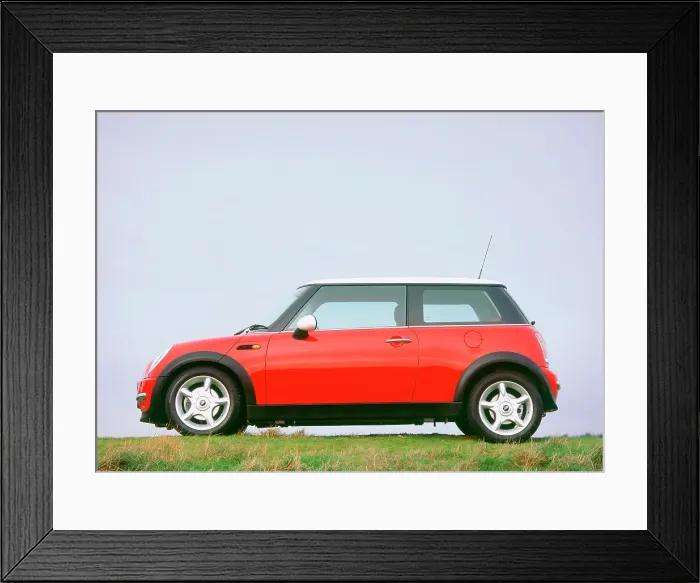 Framed Print : 2001 Mini Cooper Framed Print : 2001 Mini Cooper