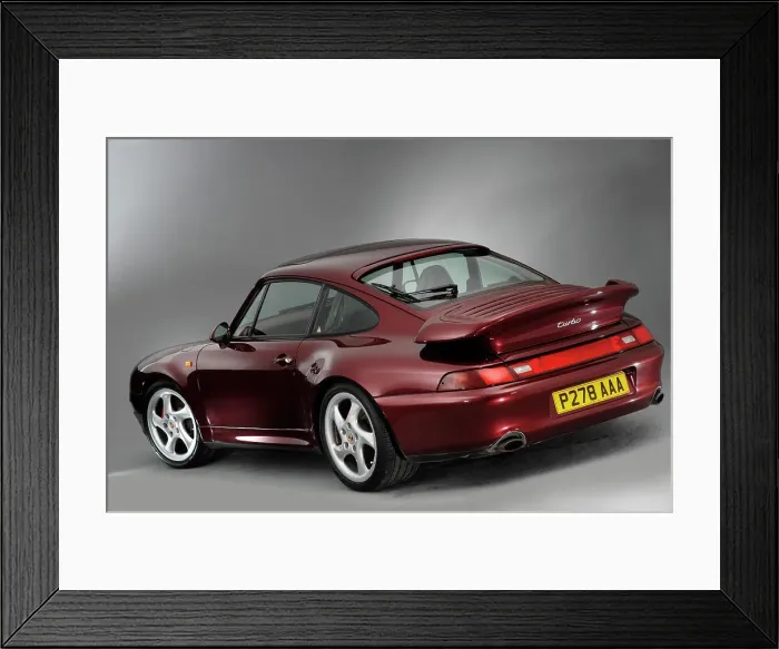 Framed Print : 1996 Porsche 993 Turbo