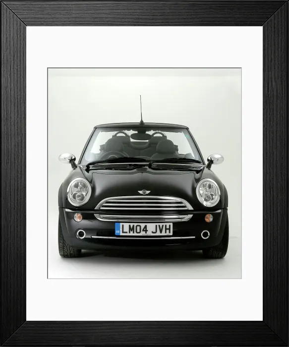 Framed Print : 2004 Mini Cooper Convertible Framed Print : 2004 Mini Cooper Convertible
