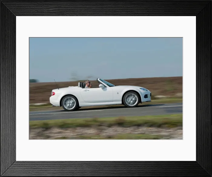 Framed Print : 2014 Mazda MX5 Roadster Coupe Framed Print : 2014 Mazda MX5 Roadster Coupe
