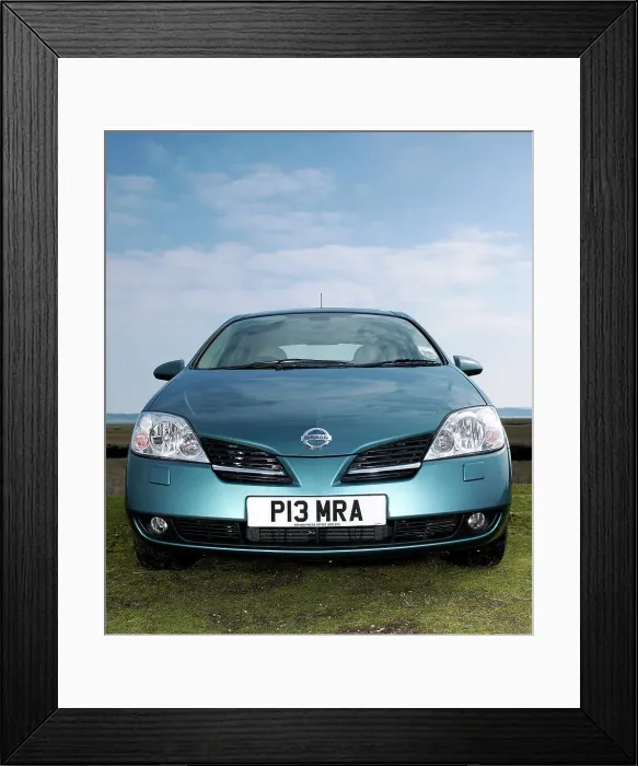 Framed Print : 2003 Nissan Primera 2.2TD Estate Framed Print : 2003 Nissan Primera 2.2TD Estate