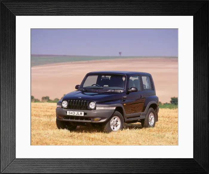 Framed Print : 1999 Daewoo Korando Framed Print : 1999 Daewoo Korando
