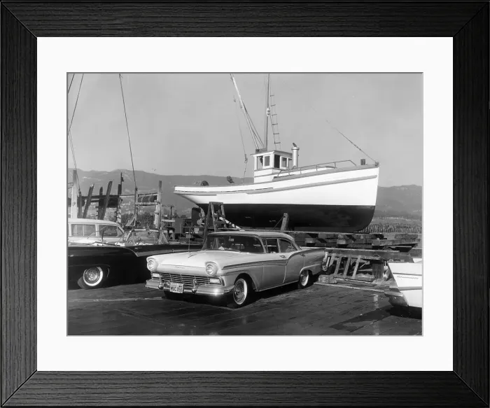 Framed Print : 1957 Ford Fairlane, (c1957?) Framed Print : 1957 Ford Fairlane, (c1957?)