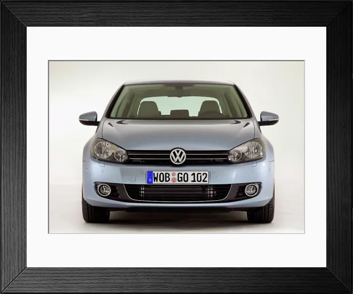 Framed Print : 2009 VW Golf Mk6 Framed Print : 2009 VW Golf Mk6