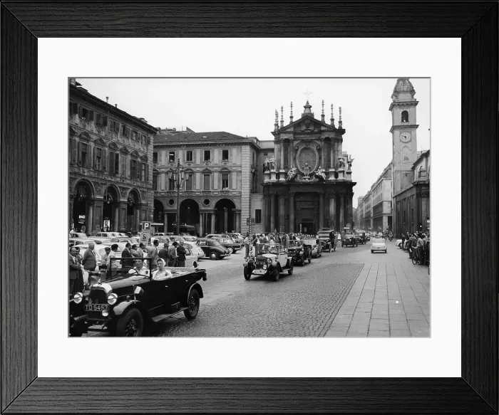 Framed Print : Fiats at a rally, Turin, Italy, c1960 Framed Print : Fiats at a rally, Turin, Italy, c1960