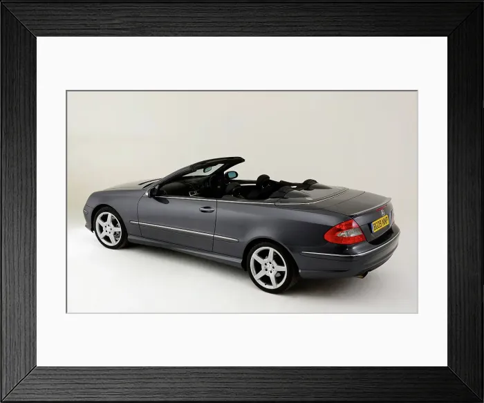 Framed Print : 2009 Mercedes Benz CLK Cabriolet Framed Print : 2009 Mercedes Benz CLK Cabriolet