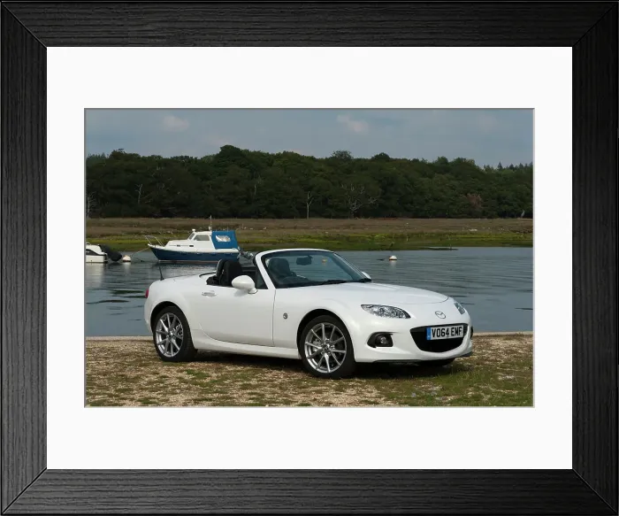 Framed Print : 2014 Mazda MX5 Roadster Coupe Framed Print : 2014 Mazda MX5 Roadster Coupe