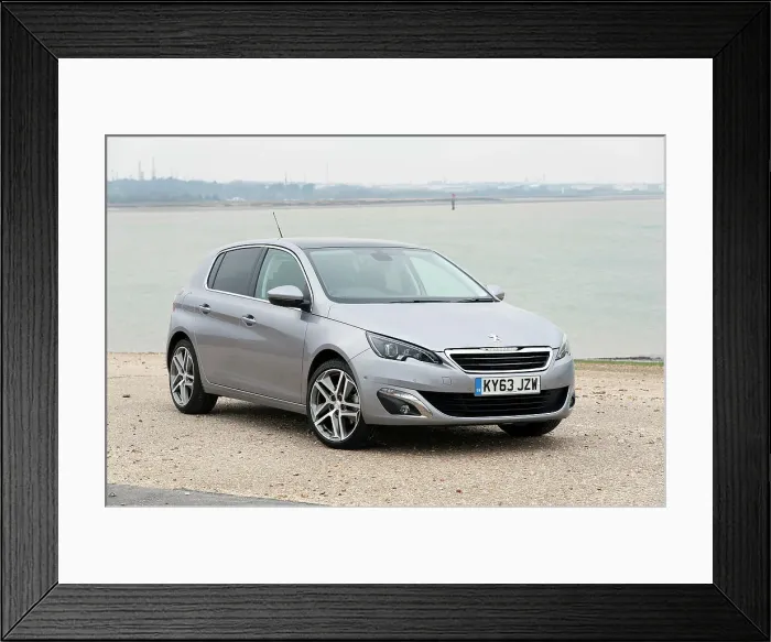 Framed Print : 2014 Peugeot 308 THP 156 Feline Framed Print : 2014 Peugeot 308 THP 156 Feline