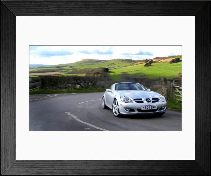 Framed Print : 2004 Mercedes Benz SLK 200K Framed Print : 2004 Mercedes Benz SLK 200K