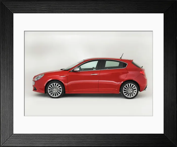 Framed Print : 2013 Alfa Romeo Giulietta