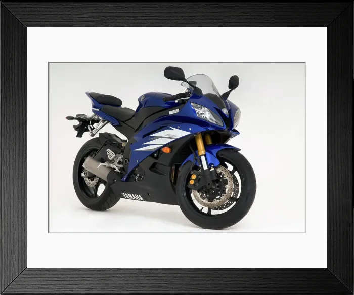 Framed Print : 2007 Yamaha YZF-R6R Framed Print : 2007 Yamaha YZF-R6R