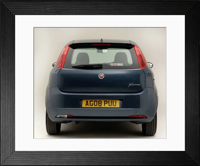 Framed Print : 2008 Fiat Punto Framed Print : 2008 Fiat Punto