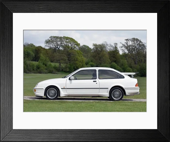 Framed Print : 1986 Ford Sierra RS Cosworth Framed Print : 1986 Ford Sierra RS Cosworth