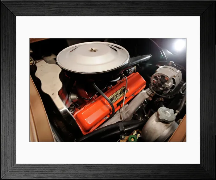 Framed Print : Chevrolet Corvette Stingray convertible 1964. Artist: Simon Clay Framed Print : Chevrolet Corvette Stingray convertible 1964. Artist: Simon Clay