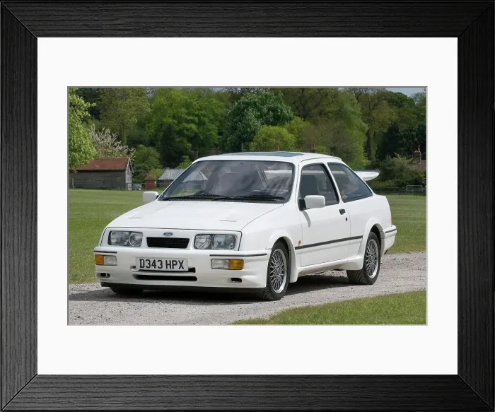 Framed Print : 1986 Ford Sierra RS Cosworth