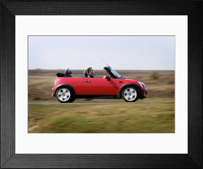 Framed Print : 2004 Mini Cooper Convertible Framed Print : 2004 Mini Cooper Convertible