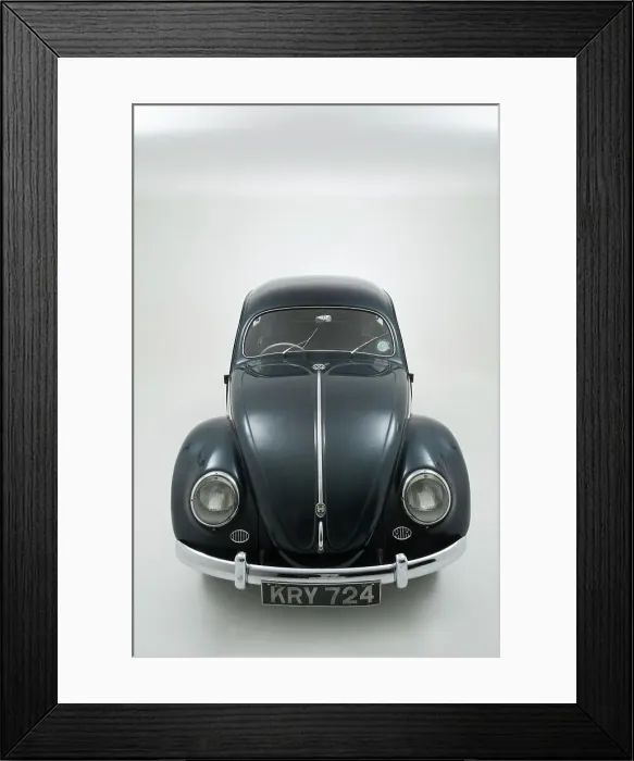 Framed Print : 1953 Volkswagen Beetle Export Framed Print : 1953 Volkswagen Beetle Export