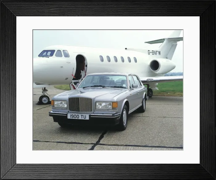 Framed Print : 1988 Bentley Turbo R Framed Print : 1988 Bentley Turbo R