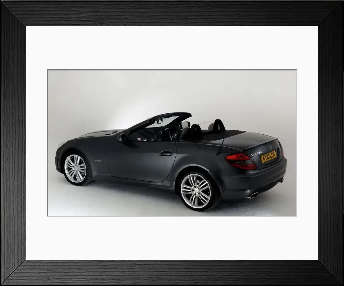 Framed Print : 2010 Mercedes Benz SLK 200 Framed Print : 2010 Mercedes Benz SLK 200
