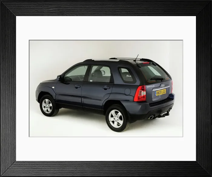 Framed Print : 2009 Kia Sportage XS Framed Print : 2009 Kia Sportage XS