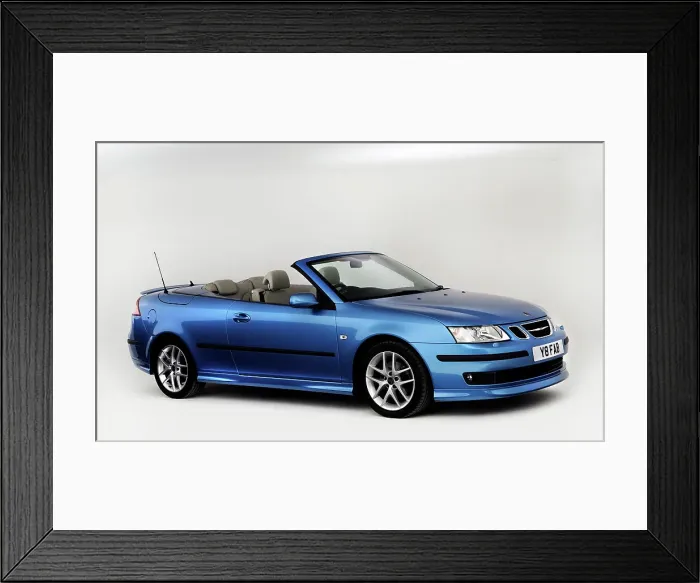 Framed Print : 2007 Saab 9-3 Cabriolet Framed Print : 2007 Saab 9-3 Cabriolet
