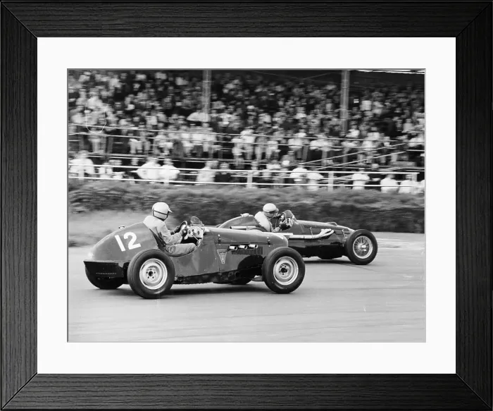 Framed Print : 1949 Rover Special and 1951 Alta, Silverstone, 20th July 1968 Framed Print : 1949 Rover Special and 1951 Alta, Silverstone, 20th July 1968