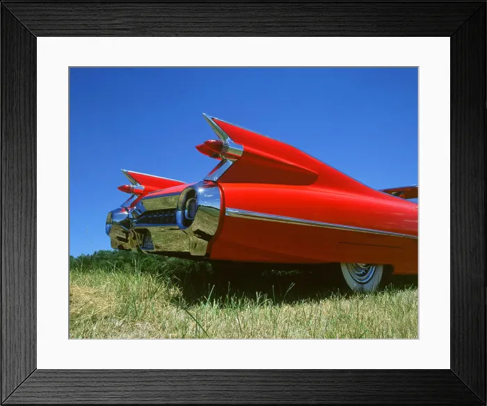 Framed Print : 1959 Cadillac series 62 tail fins Framed Print : 1959 Cadillac series 62 tail fins