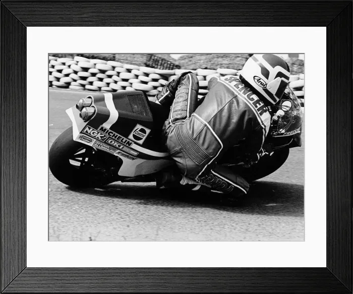 Framed Print : Freddie Spencer on a Honda NS500, Belgian Grand Prix, Spa, Belgium, 1982 Framed Print : Freddie Spencer on a Honda NS500, Belgian Grand Prix, Spa, Belgium, 1982