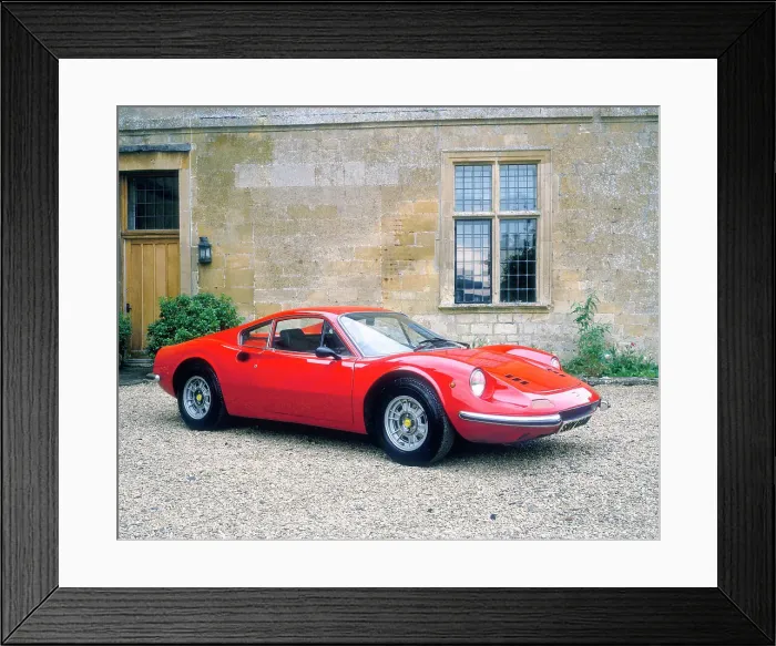 Framed Print : 1973 Ferrari Dino 246 GT Framed Print : 1973 Ferrari Dino 246 GT