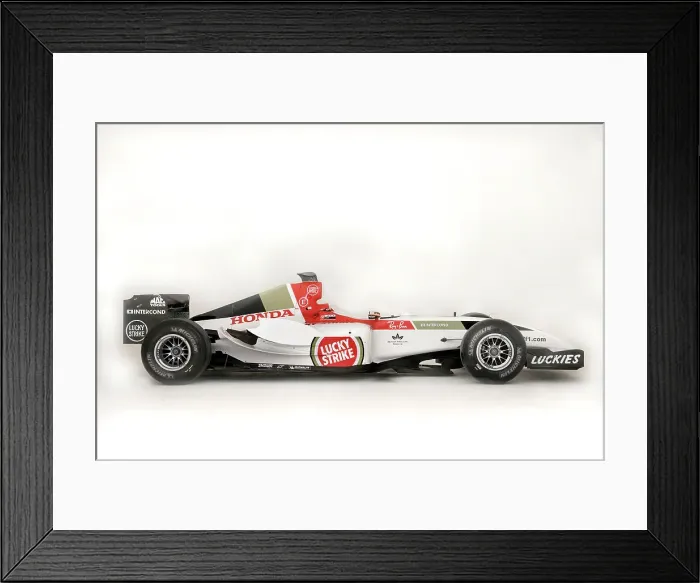 Framed Print : 2004 B.A.R. Honda Formula 1 car Framed Print : 2004 B.A.R. Honda Formula 1 car