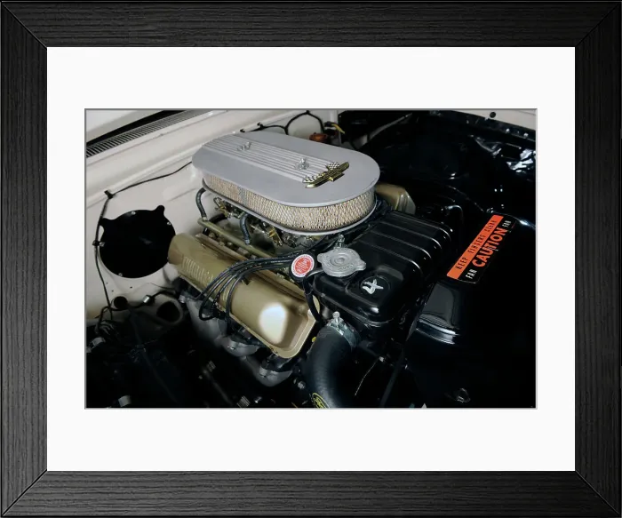 Framed Print : Ford Galaxie 500 race car 1962. Artist: Simon Clay Framed Print : Ford Galaxie 500 race car 1962. Artist: Simon Clay