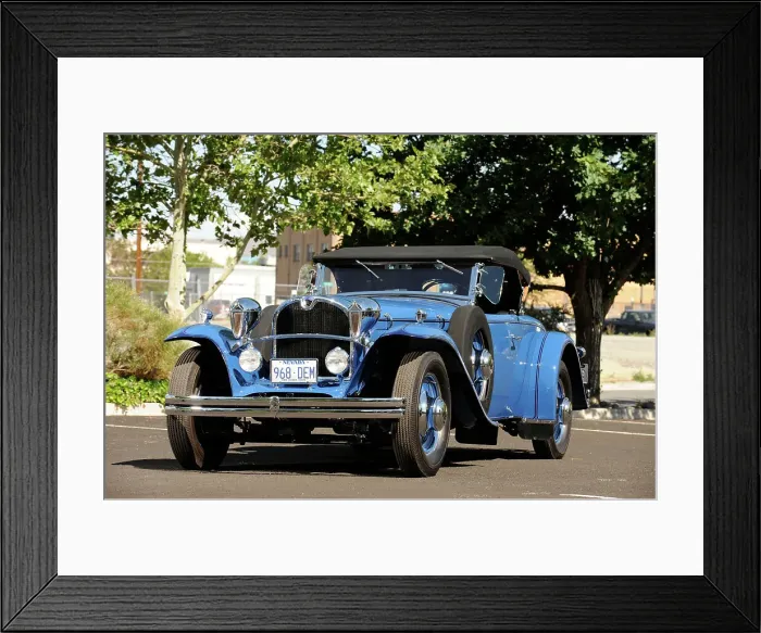 Framed Print : Ruxton model c roadster 1932. Artist: Simon Clay Framed Print : Ruxton model c roadster 1932. Artist: Simon Clay