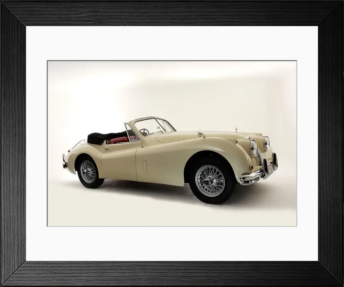 Framed Print : 1955 Jaguar XK140 Framed Print : 1955 Jaguar XK140