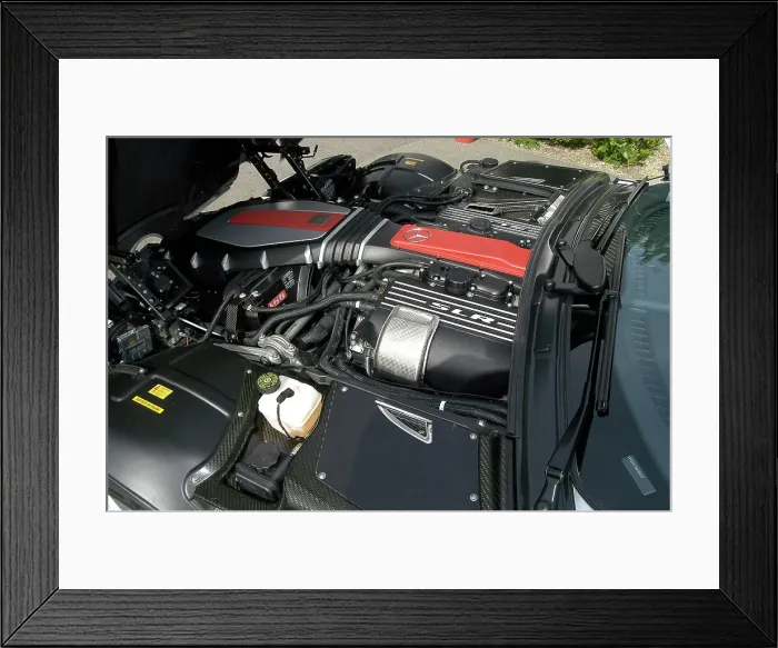 Framed Print : 2005 Mercedes Benz SLR McLaren Framed Print : 2005 Mercedes Benz SLR McLaren