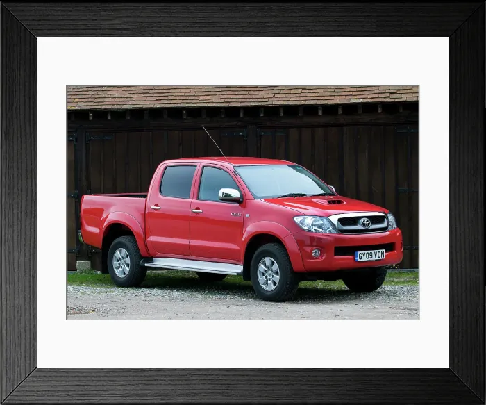 Framed Print : 2009 Toyota HiLux pick up truck Framed Print : 2009 Toyota HiLux pick up truck