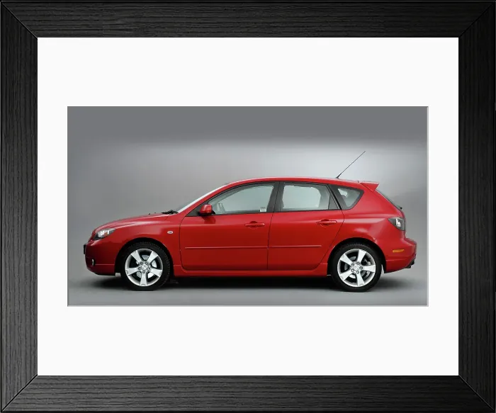 Framed Print : 2004 Mazda 3 Framed Print : 2004 Mazda 3