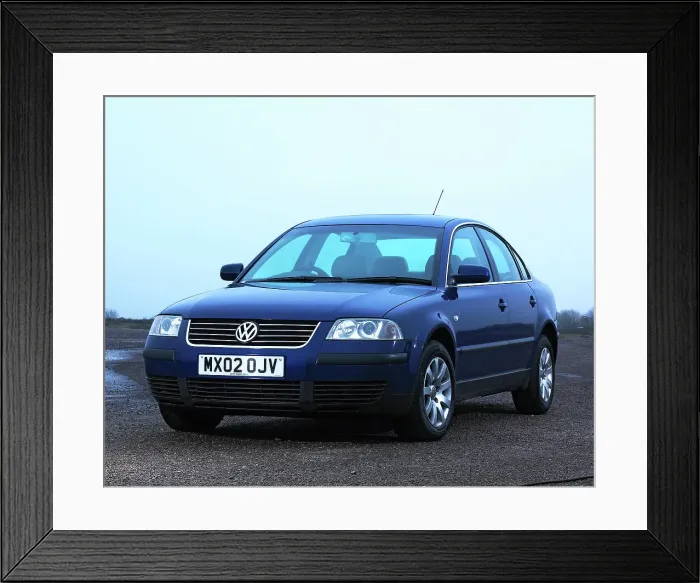 Framed Print : 2002 VW Passat Framed Print : 2002 VW Passat