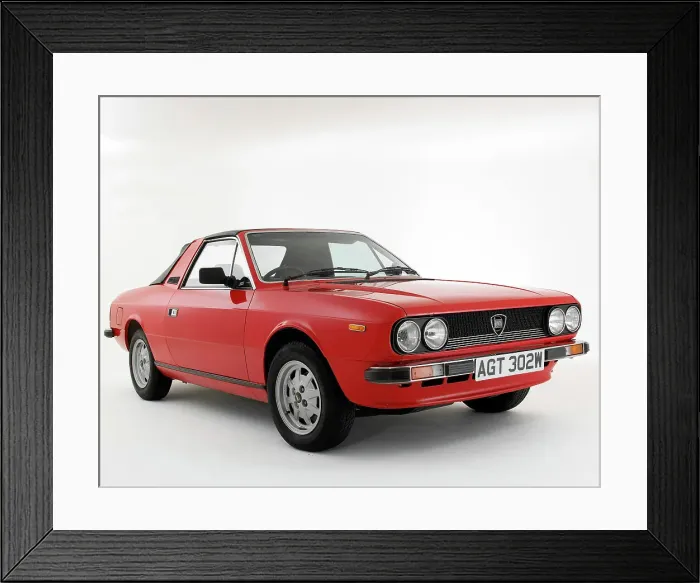 Framed Print : 1980 Lancia Beta 2000