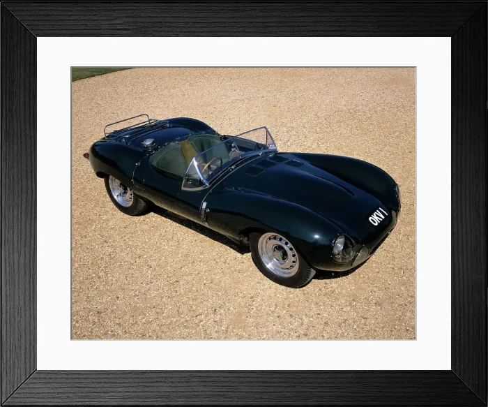 Framed Print : 1953 Jaguar D type Framed Print : 1953 Jaguar D type