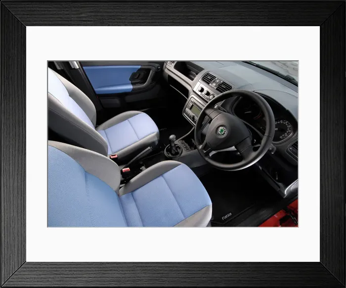 Framed Print : Skoda Fbia Estate HTP 1-2 2007. Artist: Simon Clay Framed Print : Skoda Fbia Estate HTP 1-2 2007. Artist: Simon Clay