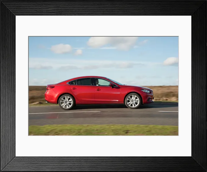 Framed Print : 2013 Mazda 6 2.2D Sport Nav Framed Print : 2013 Mazda 6 2.2D Sport Nav
